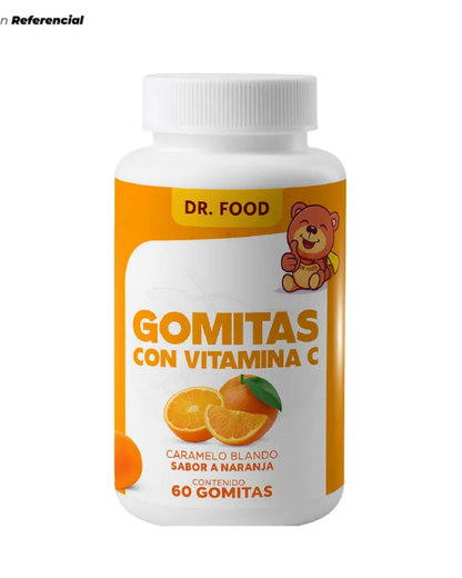 Gomitas con Vitamina C Sabor Naranja DR Food